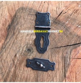 Resim Anadoluhirdavat Dekoratif Tavla Klipsi Mini Kutu Klipsi Bakır Renk Çevirmeli 