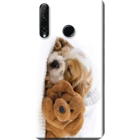 Resim Ceppare Huawei Honor 20 Lite Kılıf HRY-LX1T Desen Baskılı Silikon Kapak Uyuyan Köpek STK:200 