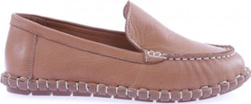 Resim DGN Kadın Dikiş Detaylı Loafer Ayakkabı Taba 71432110 