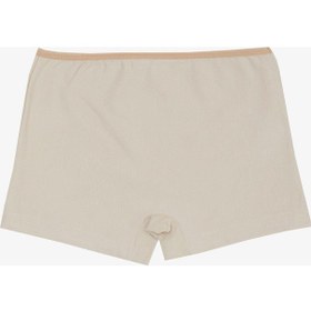 Resim Breeze Kız Çocuk Boxer Yılbaşı Temalı Penguen Baskılı 5-11 Yaş, Bej-bej Bej 