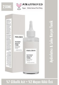 Resim Maruderm Glikolik Asit %7 Aydınlatıcı & Leke Karşıtı Tonik 250 ML 