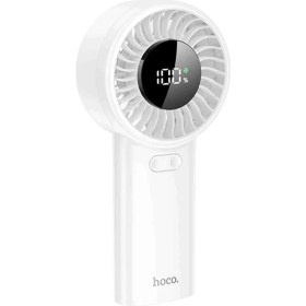 Resim Hoco HX62 Endless Dijital Göstergeli El Tipi ve Masaüstü Soğutucu Fan 