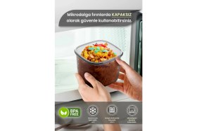 Resim 48'li Mega Çeyiz Seti Etiketli Kare Erzak Saklama Kabı Kahvaltılık Çerezlik Baharatlık Bakliyat Kabı 