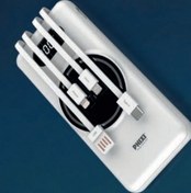 Resim Phixi Force Ultra Hızlı Şarj Powerbank Pd 22.5w (4 Dahili Kablolu) Wireless Magsafe Kablosuz Güç 15W 