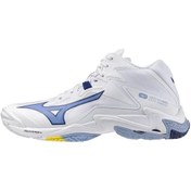 Resim Wave Lightning Z8 Mıd Unisex Voleybol Ayakkabısı Beyaz / Mavi Çok Renkli 