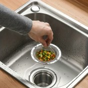 Resim 2 adet/5 adet Paslanmaz Çelik Mutfak Lavabo Filtresi, Dayanıklı Fileli Süzgeç Sepeti, Verimli Atık Yönetimi, Tıkanmış Borulardan Kaçınma 