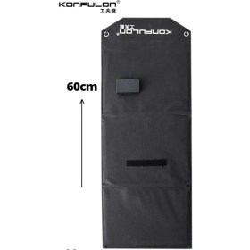 Resim Novis Liora Konfulon Sh-03 30W Hızlı Şarj Taşınabilir Güneş Enerji Paneli Şarj Istasyonu - Siyah 