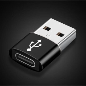 Resim bidukkan Iphone Xs-11-11pro-12-12pro-13-13pro Şarj Çevirici - Yeni Nesil Metal Erkek Otg - Siyah 