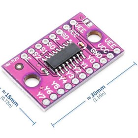 Resim Genel Markalar 74hc4051 Modül 8 Kanal Analog Dijital Anahtar Çoklayıcı Seçici 