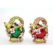 Resim Swarovski Taşlı Tavuskuşu Kutu 