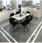 Resim Knsz masa sandalye takımı hem75mazlum byzsyh 130*070 klçsm 6 sand 