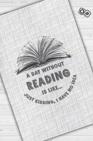 Resim Kitapsız Gün Düşünemem Beyaz Renkli Kitap Sever Halısı Okuma Sever Çalışma Odası Halısı - 160x240 