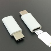 Resim Apple Lightning'den USB C Adaptörü için, iPhone 16/15 Pro/Pro Max/Plus için Şarj için Lightning'den USB C Adaptörü için Veri Transferi ve Şarjı Destekleyen (2 adet) 