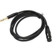 Resim Tenfowee 3m Xlr Dişi İle 6.35mm Trs Dengeleyici Kablo - 48v Fantezi Gücü Desteği, Ses Kaybı Olmadan Mikrofon, Mikser Ve Gitar Amp Bağlantısı Diğer 