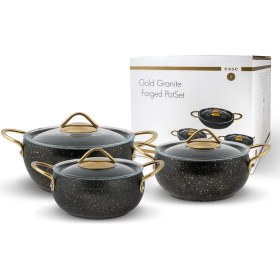 Resim Esse Granite Gold 6 Parça Güveç Set 