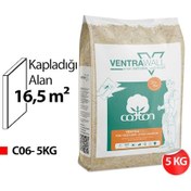 Resim Ventrawall - Krem Renk Pamuk Duvar Boyası - C06 - 5 Kg 