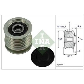 Resim Ina 535001310 Alternator Kasnagi 111545402 A0101500102 A0101540502 