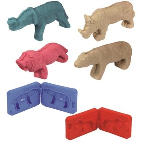 Resim HEROES 3d Kalıplı Orman Hayvanları Kinetik Kum Set 500 Gr Kum-034 