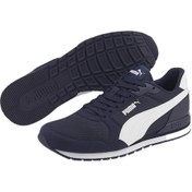 Resim Puma 384640-02 ST Runner V3 Mesh Erkek Günlük Spor Ayakkabı Lacivert - Beyaz 