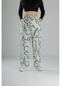 Resim Cocopelli Yes İl Etnik Desenli Baggy Pantolon Coc1848 Desenli 
