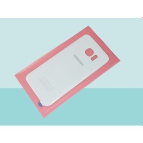 Resim Tkgz - Samsung Galaxy Uyumlu S7 Edge Arka Kapak Batarya Kapağı - Beyaz Çok Renkli 