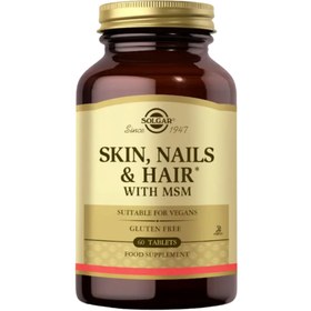 Resim SOLGAR Skin, Nails & Hair With Msm 60 Tablet 