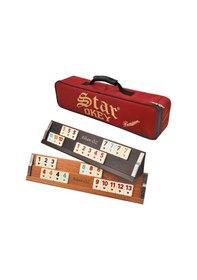 Resim KİŞİYE ÖZEL PREMIUM AHŞAP OKEY TAKIMI ÇANTALI - AÇIK RENK 