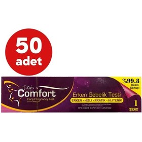 Resim DAYS COMFORT ERKEN GEBELİK TESTİ X 50 ADET 