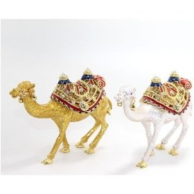 Resim Swarovski Taşlı Tekli Deve Figürü Model 8 