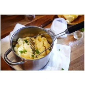 Resim 365+ Hjalte Lüks Patates Ezici Paslanmaz Çelik 