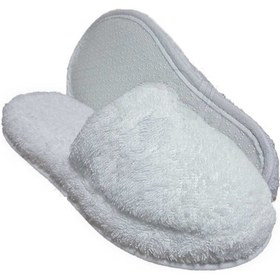 Resim 10 Çift Yüksek Kalite Pamuk Havlu Banyo Ev Otel Lohusa Terliği Kaymaz Kalın Taban Beyaz 