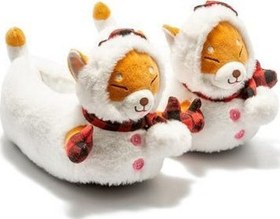 Resim Twigy Eskimo Kadın,Garson Boy Hayvanlı Panduf Beyaz 36/41 