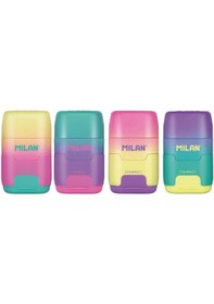 Resim Mılan 4721116 Compact Sunset Kalemtraş Silgi 16Lı 