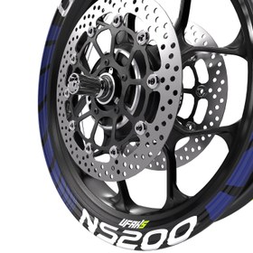 Resim Bajaj Pulsar NS 200 Jant Şeridi - Florasan Sarı 