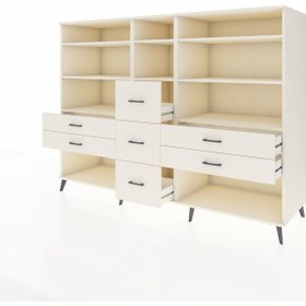 Resim Kronos Dolap 8 Raflı 7 Çekmeceli 220x59x163 Aytaşı-aytaşı Aytaşı-aytaşı 