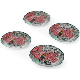 Resim Mikasa Sarah Arnett Porselen 4lü 19 Cm Pasta Tabağı Seti Çok Renkli 