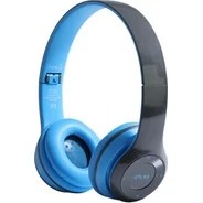 Resim Techno Guru Mobify Ergonomik Tasarımlı Kafa Üstü BTK-ZR56 Bluetooth Kulaklık Mavi 