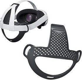 Resim JDXFENG TPU kafa kayışı pedi Meta/Oculus Quest 3 yedek kafa bandı yastığı ile uyumlu Meta/Oculus Quest 3 VR kulaklık aksesuarları basıncı azaltır rahat 