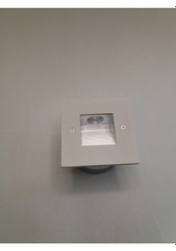 Resim Asimetrik 1W Led Duvar Gömme Armatür Gri 