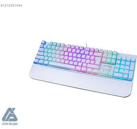 Resim Turbox TR-MK10PD Gaming Mekanik Pudding Tuş Rgb Klavye 