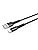 Resim Hasır Kırılmaya Dayanıklı 1m LS63 Micro Usb Kablo Gri 