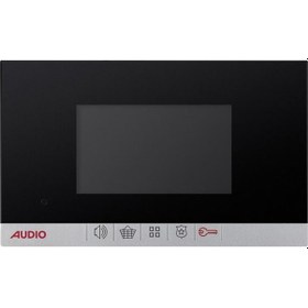 Resim Audıo 001183 Görüntülü 4.3 Inç Siyah Mekanik Butonlu Diafon 