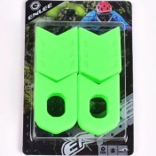 Resim Pengfu Shop Yeşil Stil Bisiklet Silikon Krank Kapağı Koruyucu Silikon Kol Pedalı Aynakol Koruyucu Kılıf Dağ Yol Bisikleti Mtb Bisiklet Aksesuarları (Yurt Dışından) 