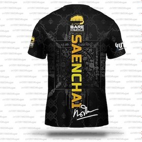 Resim Snapbuy Bkfc Boks Fan T-shirt Erkek Kadın Spor Yaz Rahat Yuvarlak Boyun Kısa Kollu Teeblack Black 