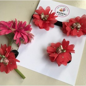 Resim MasHal Handmade Bebek Bandana Seti 