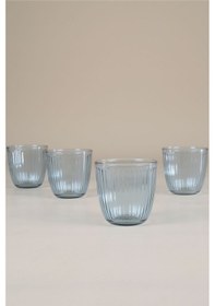 Resim Rakle Splendid 4'lü Su Bardağı Seti Mavi 290 Cc 