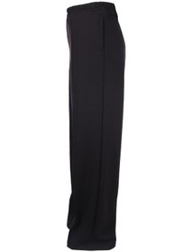 Resim Gala-xi Minimalist Yüksek Bel Geniş Paça Midi Kadın Pantolon Siyah 