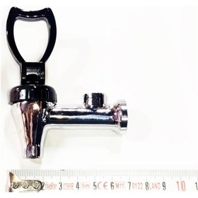 Resim 12x1mm arka diş basmalı göstergeli metal musluk 