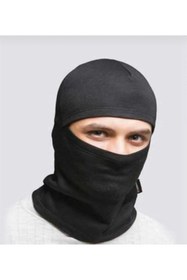 Resim AyganStore Siyah Termal Yüz Kar Maskesi Rüzgar Geçirmez Kışlık 
