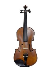 Resim Ahşap Keman Abanoz Aksamlı Kelebek Ağacı Profesyonel 